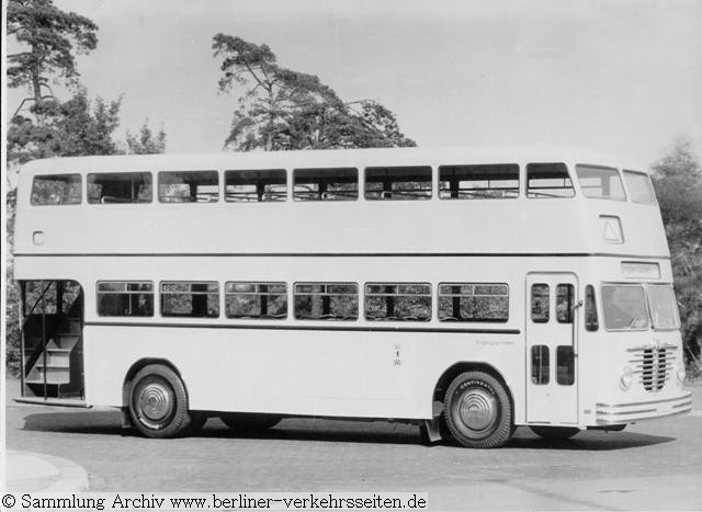 BVG-Archiv Wagen 500 D2U Auslieferung 17.9.1951