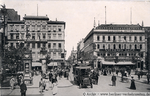 Unter den Linden / Friedrichstraße (1913)