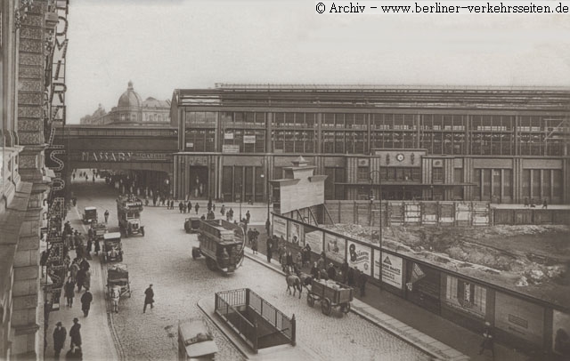Bahnhof Friedrichstrasse (ca. 1923)