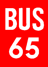 Haltestellenhinweis Bus A65